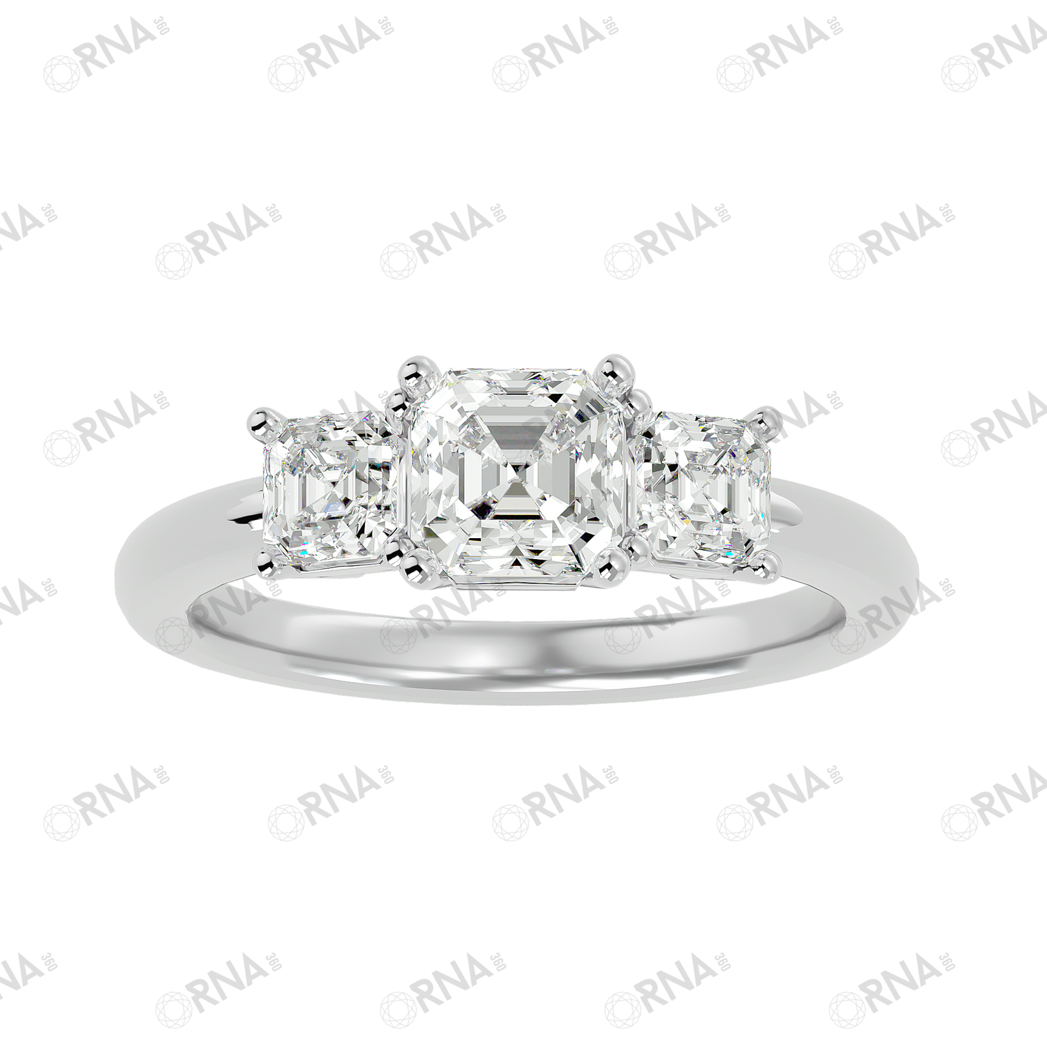 Orna Three Stone Ring - HYLR021