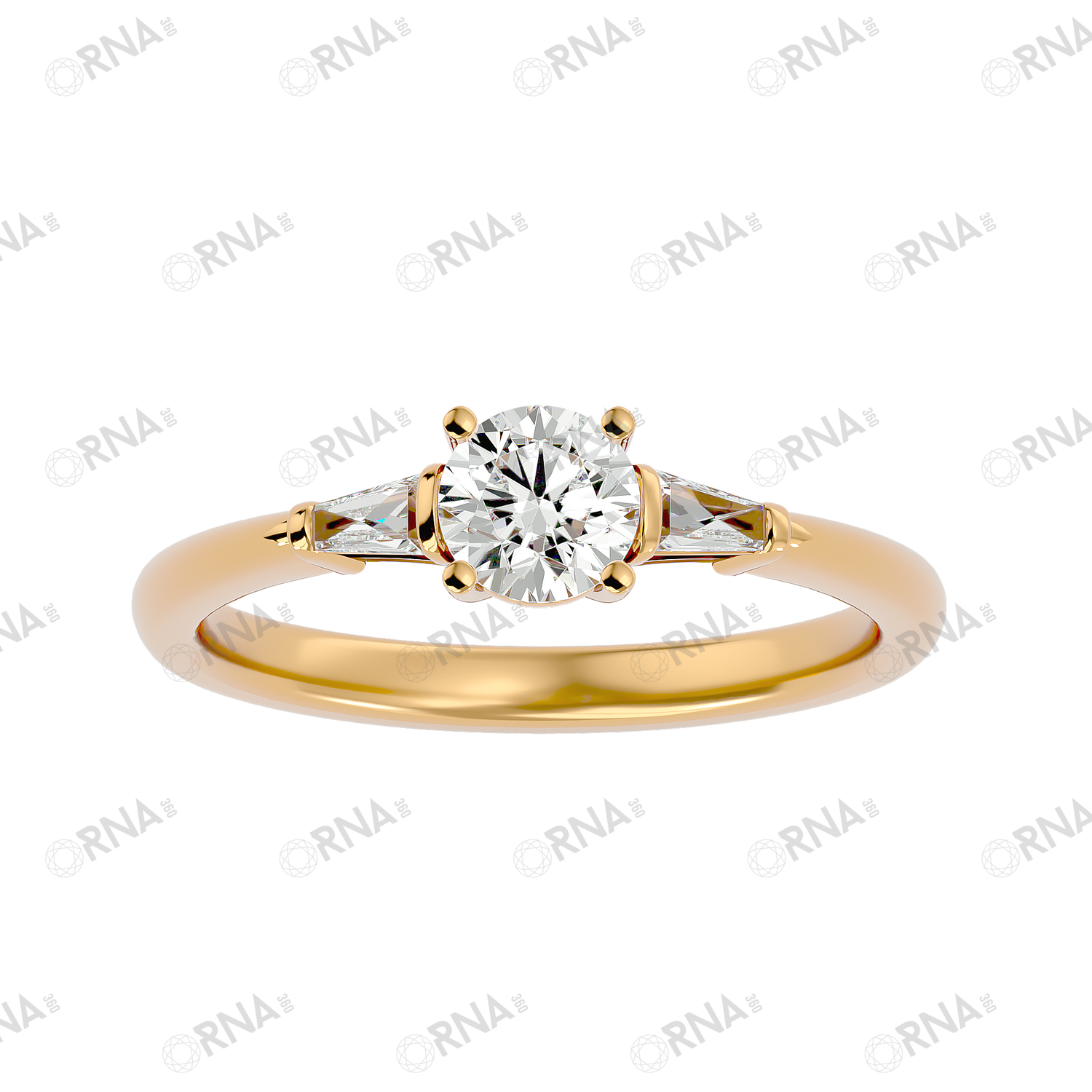 Orna Three Stone Ring - HYLR027