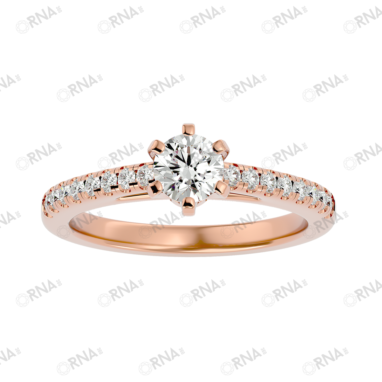 Orna Diamond Solitaire Ring - HYLR300