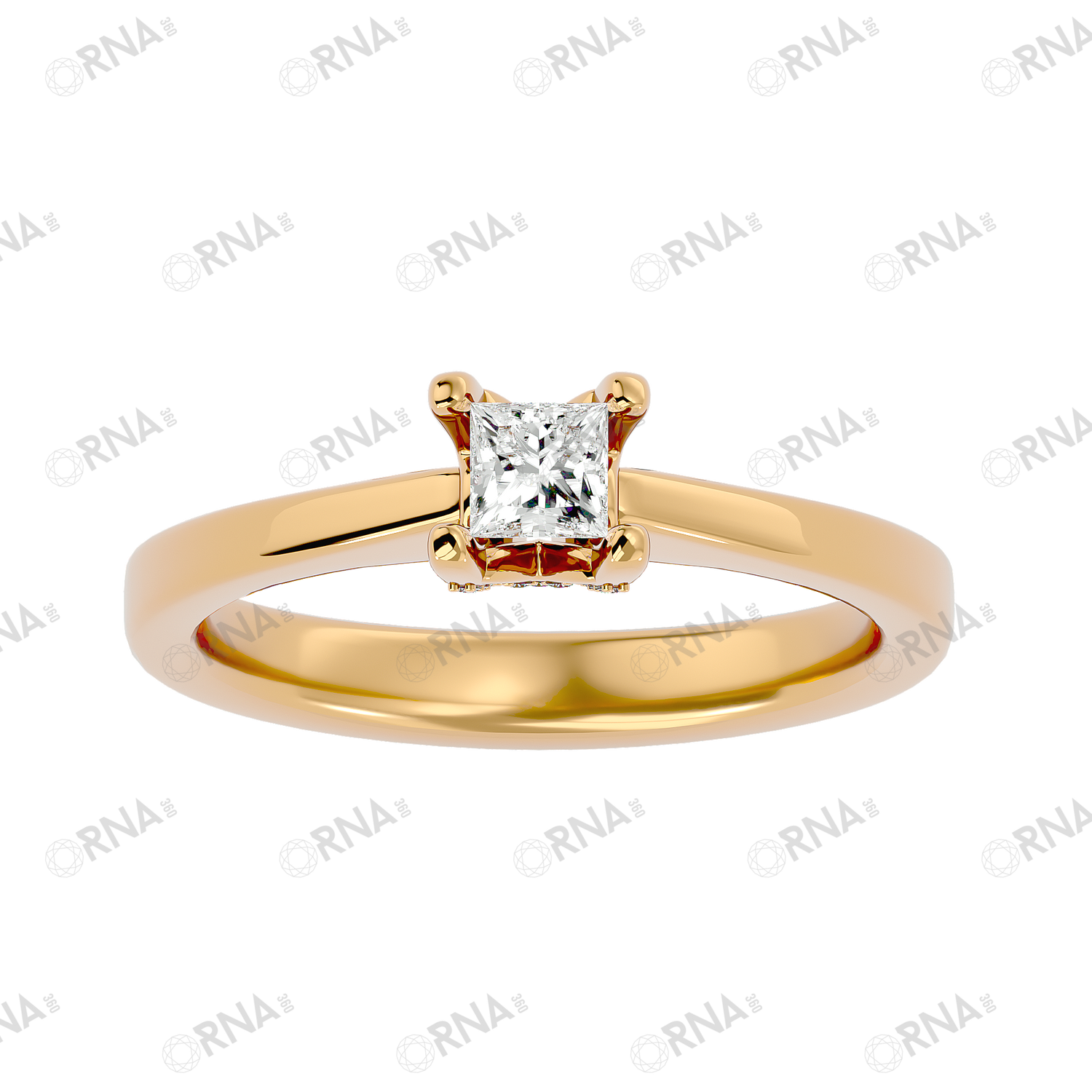 Orna  Diamond Solitaire Ring - HYLR045