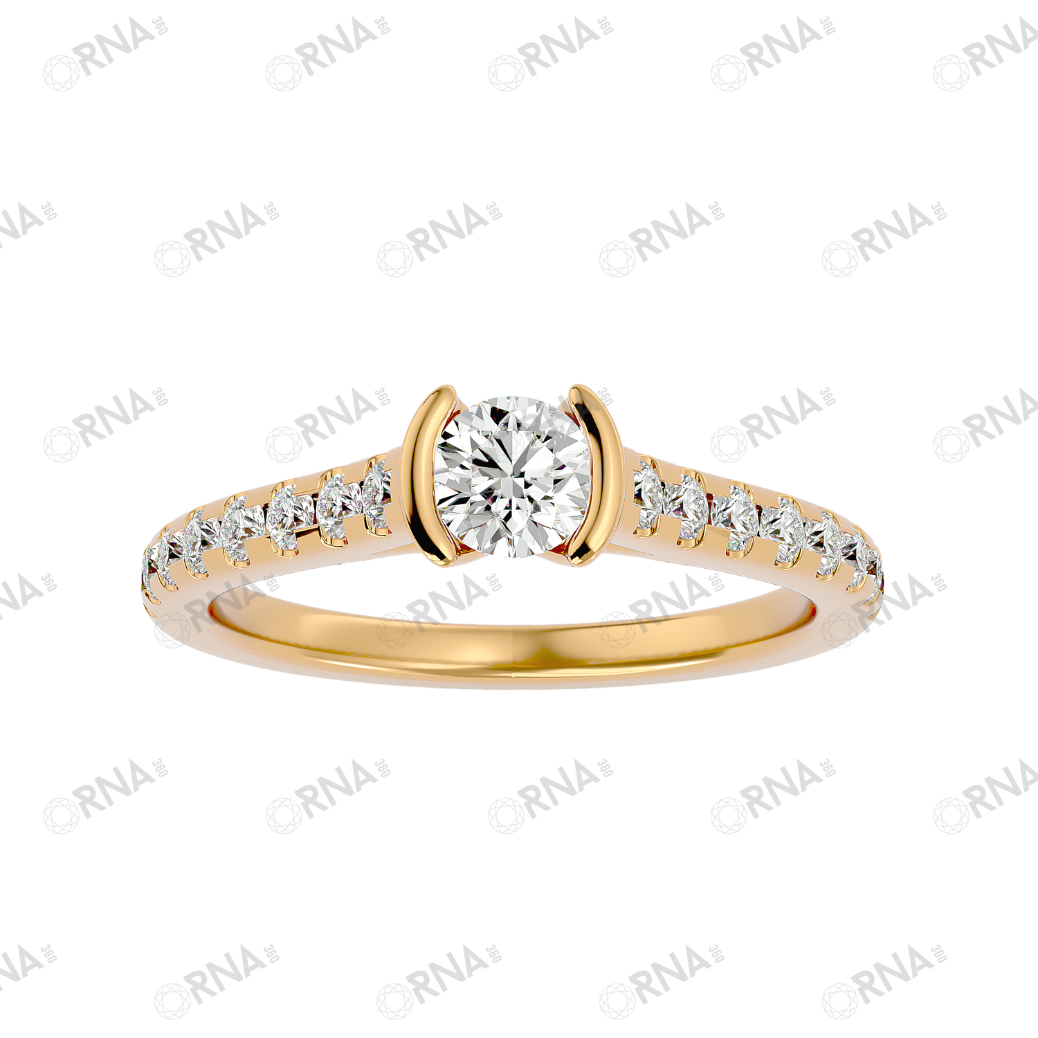 Orna Diamond Solitaire Ring - HYLR317