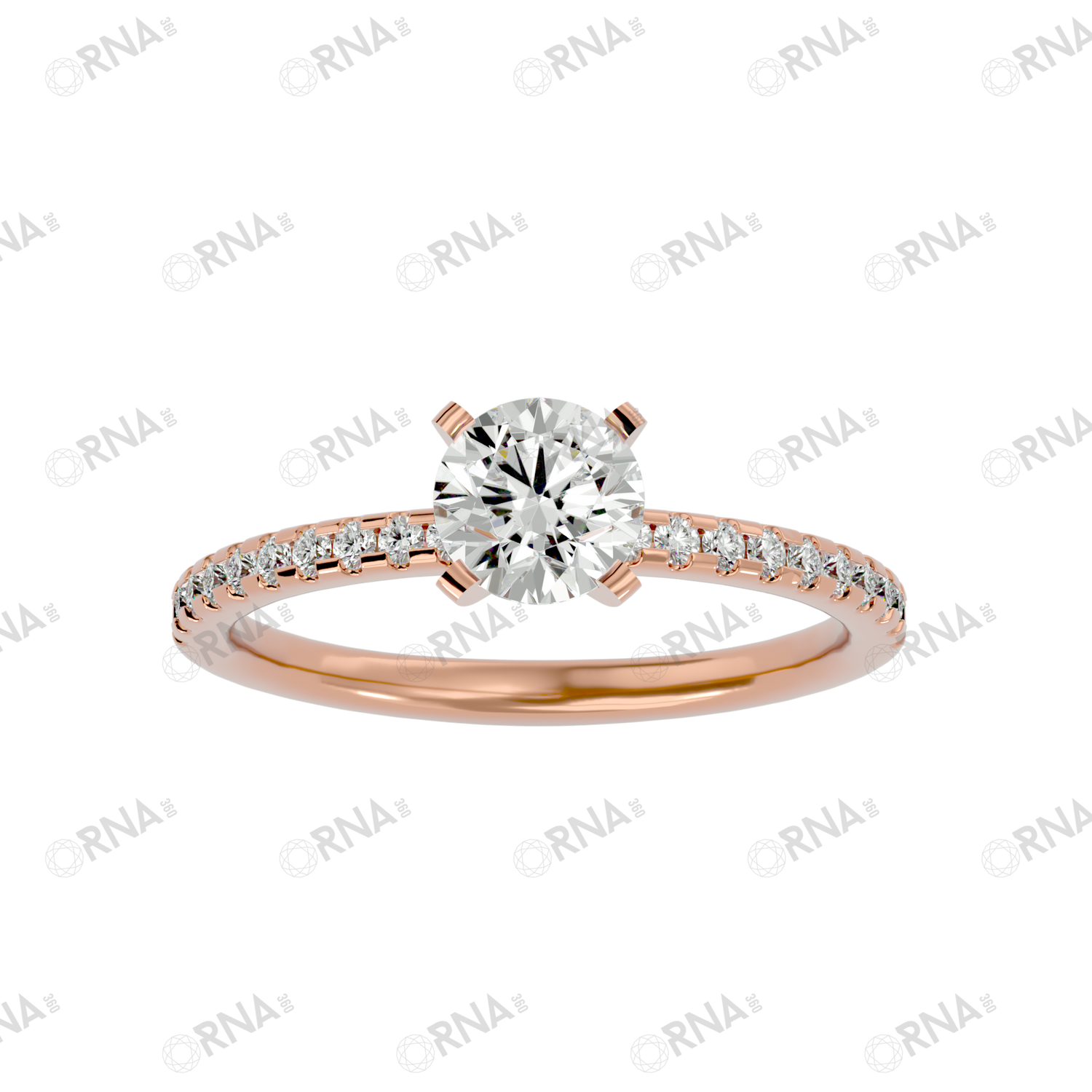 Orna Diamond Solitaire Ring - HYLR330