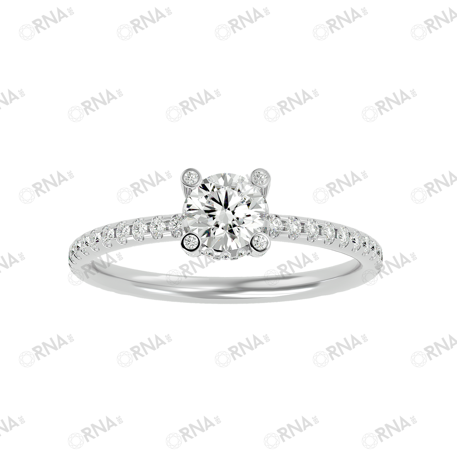 Orna Diamond Solitaire Ring - HYLR334