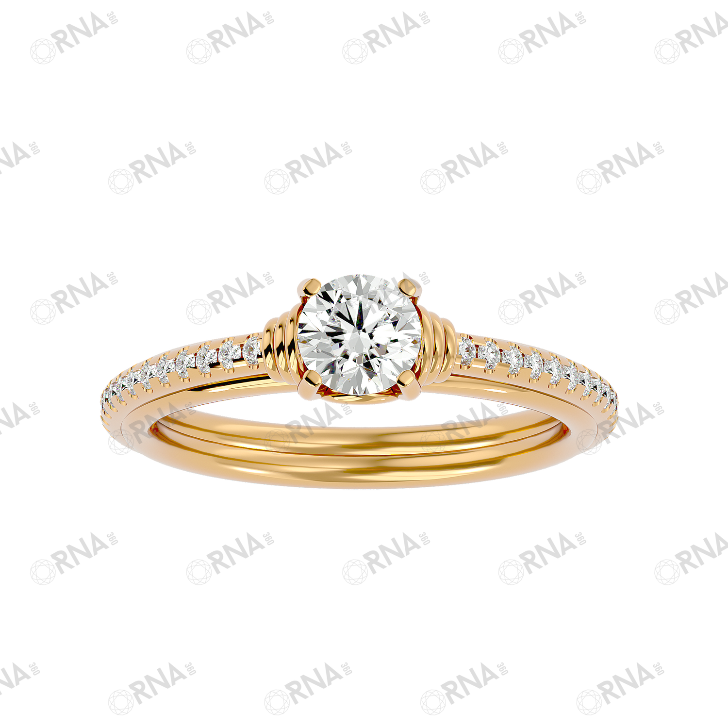 Orna Diamond Solitaire Ring - HYLR335