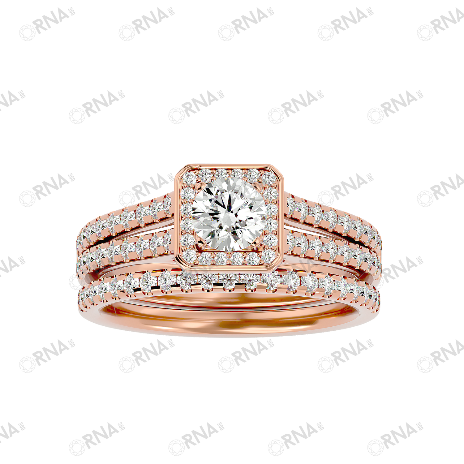 Orna Diamond Wedding Ring - HYLR003