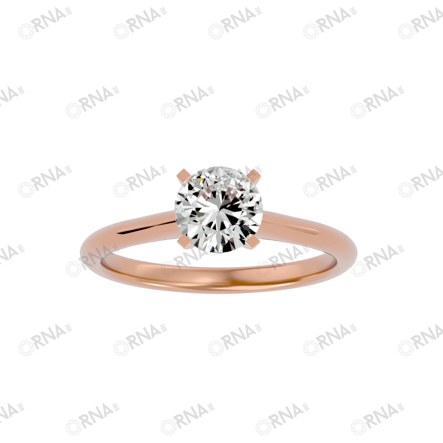 Orna  Diamond Solitaire Ring - HYLR055