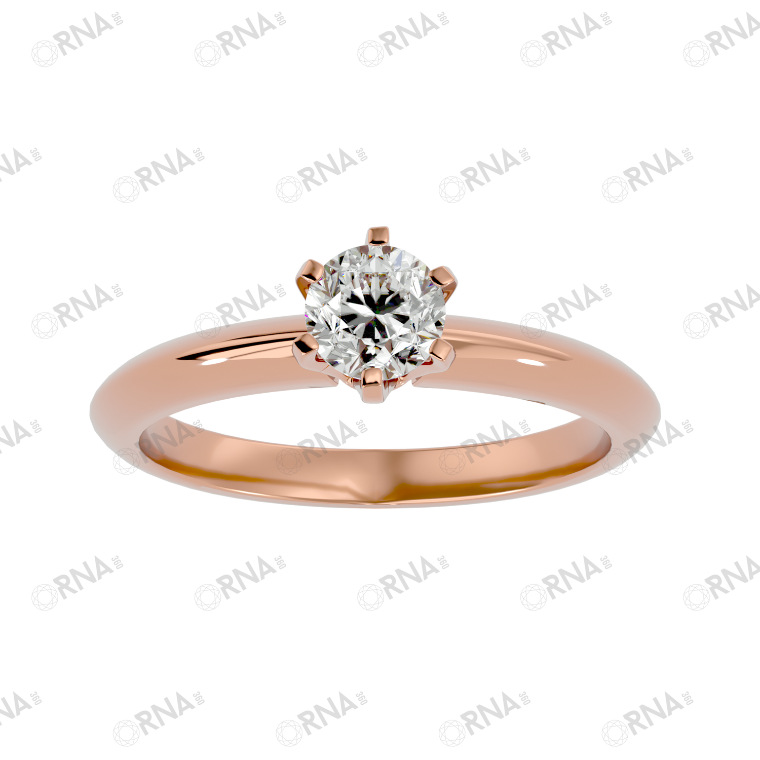 Orna Diamond Solitaire Ring - HYLR076