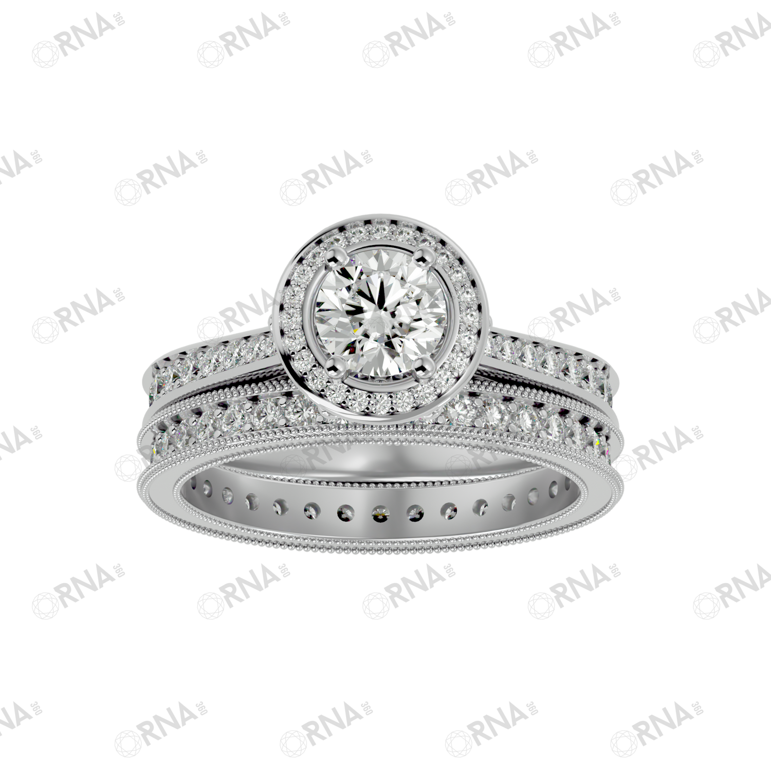 Orna Diamond Wedding Ring -HYLR007