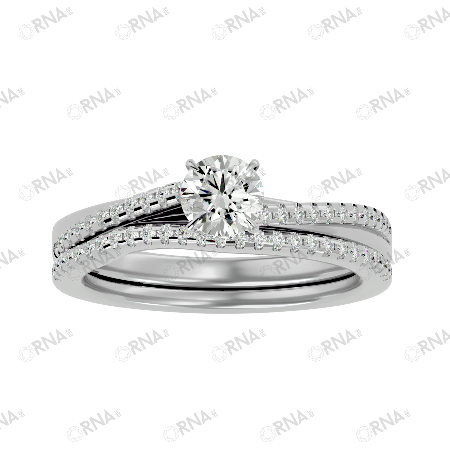 Orna Diamond Wedding Ring -HYLR011