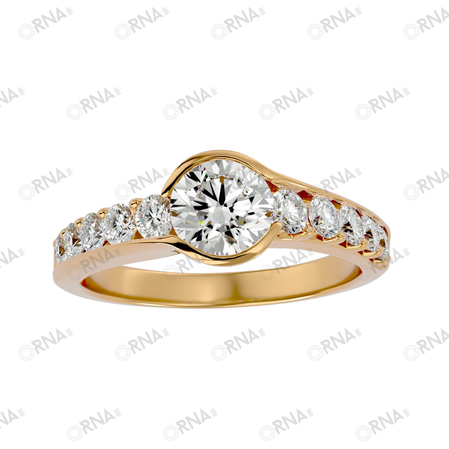 Orna Diamond Solitaire Ring - HYLR366
