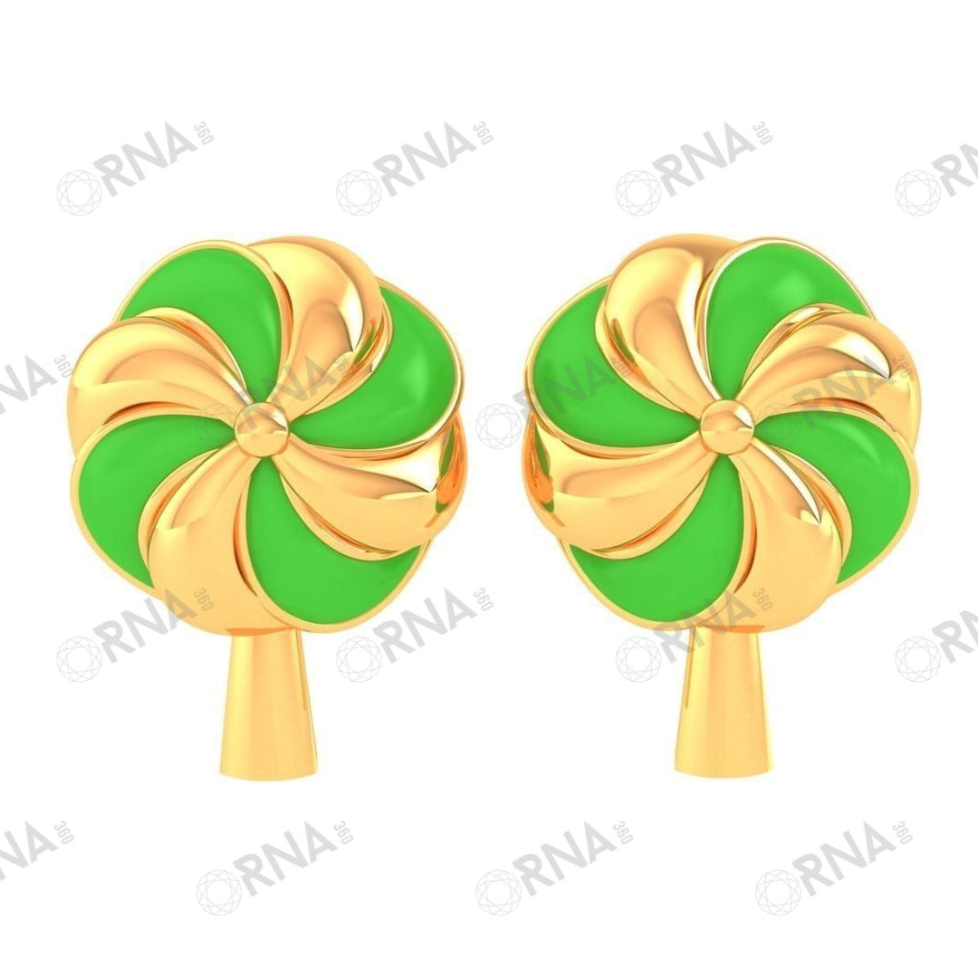 Orna  Diamond Kids Earring - HYKE019