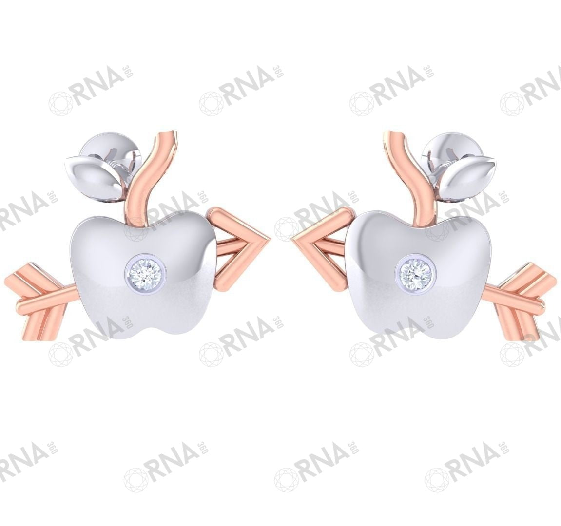 Orna  Diamond Kids Earring - HYKE001