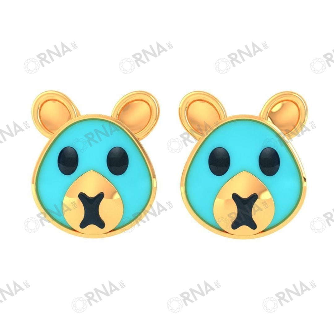 Orna  Diamond Kids Earring - HYKE022