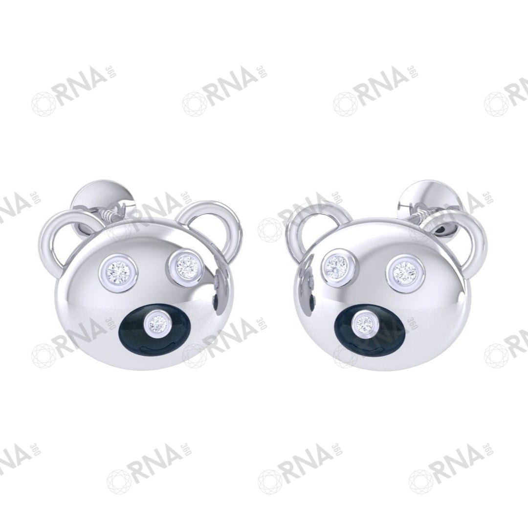 Orna  Diamond Kids Earring - HYKE012